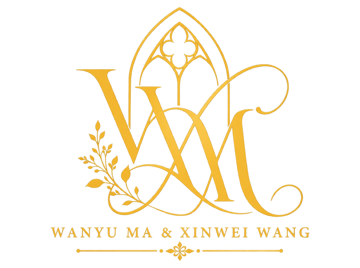 Wanyu Ma & Xinwei Wang 婚礼标志